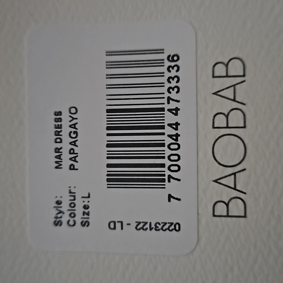 Baobab Mar Dress Papagayo (Large) - Picture 5 of 6